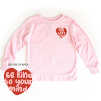 Self Love Club - Be Kind To Your Mind - Child Long Sleeve Tee