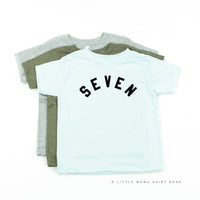 Birthday Number - Block Font - Child Tee