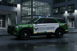 County Sheriff — County Authority Vehicle Wrap Package