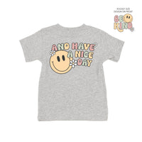 Be Kind Pocket on Front w/ And Have a Nice Day on Back - Child Tee