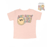 Be Kind Pocket on Front w/ And Have a Nice Day on Back - Child Tee