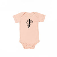 Floral Initials - Child Tee