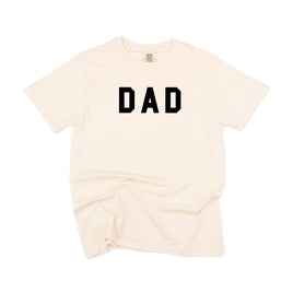 Dad - Standard Block Font - Comfort Colors Tee