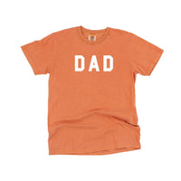 Dad - Standard Block Font - Comfort Colors Tee