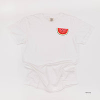 Pocket Fruit - Group of Smiley Fruit (pf&b) - Comfort Colors Tee