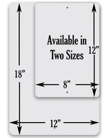 Shots Menu - Metal Sign