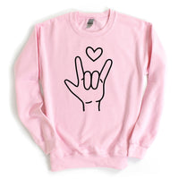 Sign Language - I Love You - Basic Fleece