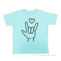 Sign Language - I Love You - Child Tee