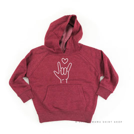 Sign Language - I Love You - Child Hoodie