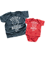 Sister's Biggest Fan - (Choose Your Sport) - Child STAR Tee