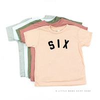 Birthday Number - Block Font - Child Tee