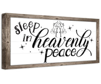 Sleep in Heavenly Peace - Canvas