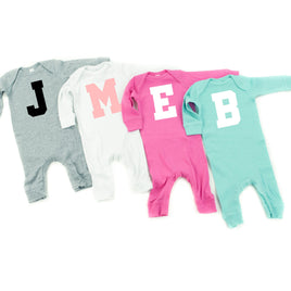 Varsity Initials - Baby Sleeper