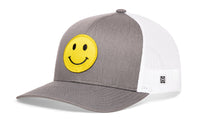 Smiley Face Trucker Hat  |  Emoji Snapback