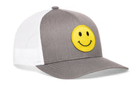 Smiley Face Trucker Hat  |  Emoji Snapback