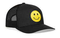 Smiley Face Trucker Hat  |  Emoji Snapback