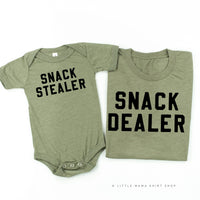 Snack Dealer / Snack Stealer - Set of 2 Tees