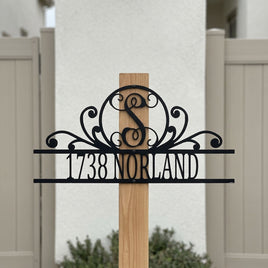 Custom Metal Wall Art - Personalized Family Address Sign