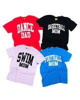 Varsity Style - Sports Moms - (Choose Your Sport) - Comfort Colors Tee