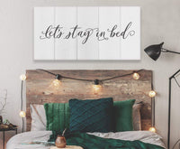 Stay In Bed - Canvas