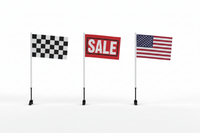 Supreme Cloth Antenna Pennant Kits - All 3 Styles