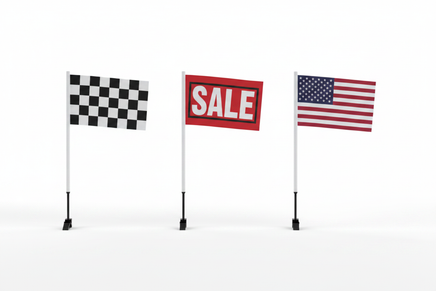 Supreme Cloth Antenna Pennant Kits - All 3 Styles