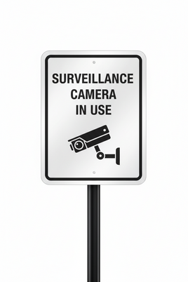 Surveillance Camera in Use- 18x12