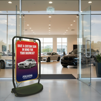 Swing Sign - Luxury Indoor Dealership Entrance