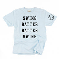 Swing Batter Batter Swing (sd) - Comfort Colors Tee