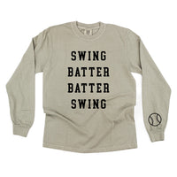 Swing Batter Batter Swing (wd) - LONG SLEEVE Comfort Colors Tee