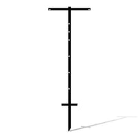 46" T-Bar Metal Stake (black)