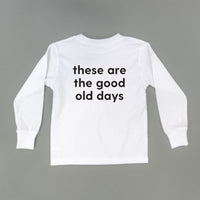 Rainbow Pocket - These Are the Good Old Days - Child Long Sleeve Tee