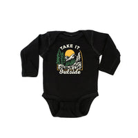 Take It Outside - Black Child Long Sleeve Tee