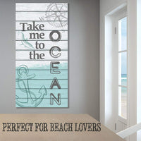 Take Me To The Ocean - Canvas