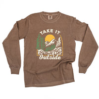 Take It Outside - LONG SLEEVE Comfort Colors Tee