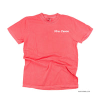 Custom Teacher Tee - Embroidered Comfort Colors Tee - (Enter Your Custom Name)