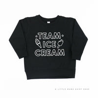 TEAM ICE CREAM - Single Cone on Back - Child Sweater