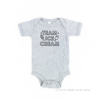 Team Ice Cream - Single Cone on Back - Child Tee