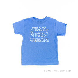 Team Ice Cream - Single Cone on Back - Child Tee