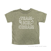Team Ice Cream - Single Cone on Back - Child Tee