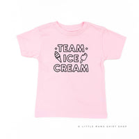 Team Ice Cream - Single Cone on Back - Child Tee
