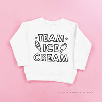 TEAM ICE CREAM - Single Cone on Back - Child Sweater