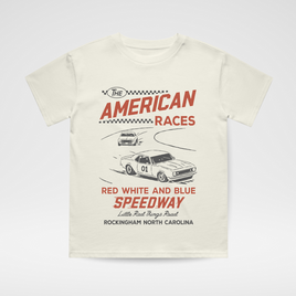 THE ALL AMERICAN RACES TEE - CREAM