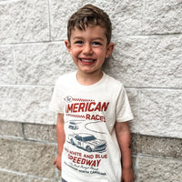 THE ALL AMERICAN RACES TEE - CREAM