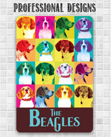 The Beagles - Metal Sign