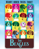 The Beagles - Metal Sign