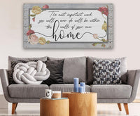 The Most Important Work - Canvas