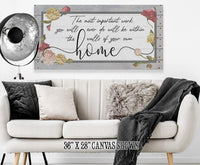The Most Important Work - Canvas