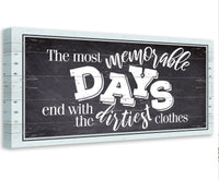 The Most Memorable Days - Canvas