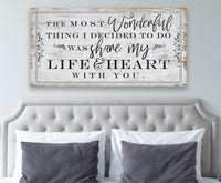 The Most Wonderful Thing - Canvas